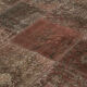 Hand-knotted oriental vintage 204 cm x 301 cm brown patchwork carpet