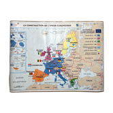 Vintage school map the construction of the european union eduscope