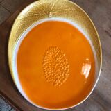Melon shape dish