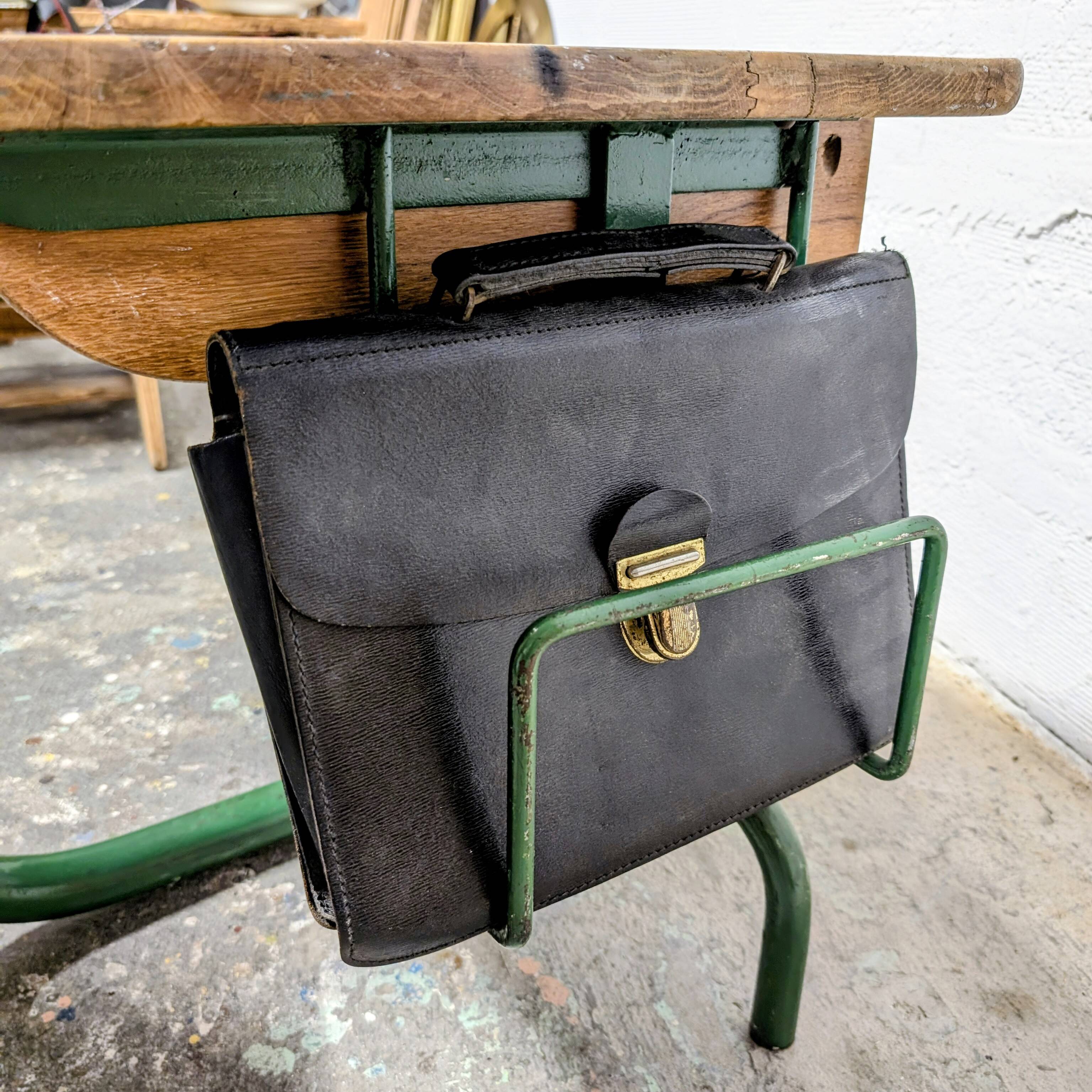 Vintage school desk – single-piece