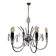 Mid-Century modernist chandelier in chrome and crystal by Gaetano Sciolari, 1970s