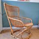 Fauteuil en rotin par Tito Agnoli