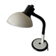 Lampe de bureau vintage aluminor made in france blanche et noir métal et plastique