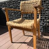 Audoux &  Minet Bridge Armchair, 1950s