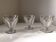 Set of 3 Baccarat Talleyrand crystal glasses