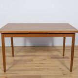 Mid Century Teak Extendable Dining Table, Denmark, 1960s
