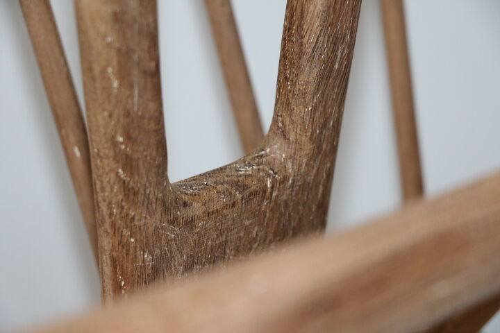 Brutalist magazine holder solid oak A