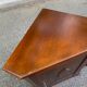 2-part corner display cabinet, English Victorian mahogany, 20th century