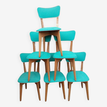 Suite of 6 chairs