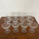 Set of 12 "Arabesque" champagne coupes glass