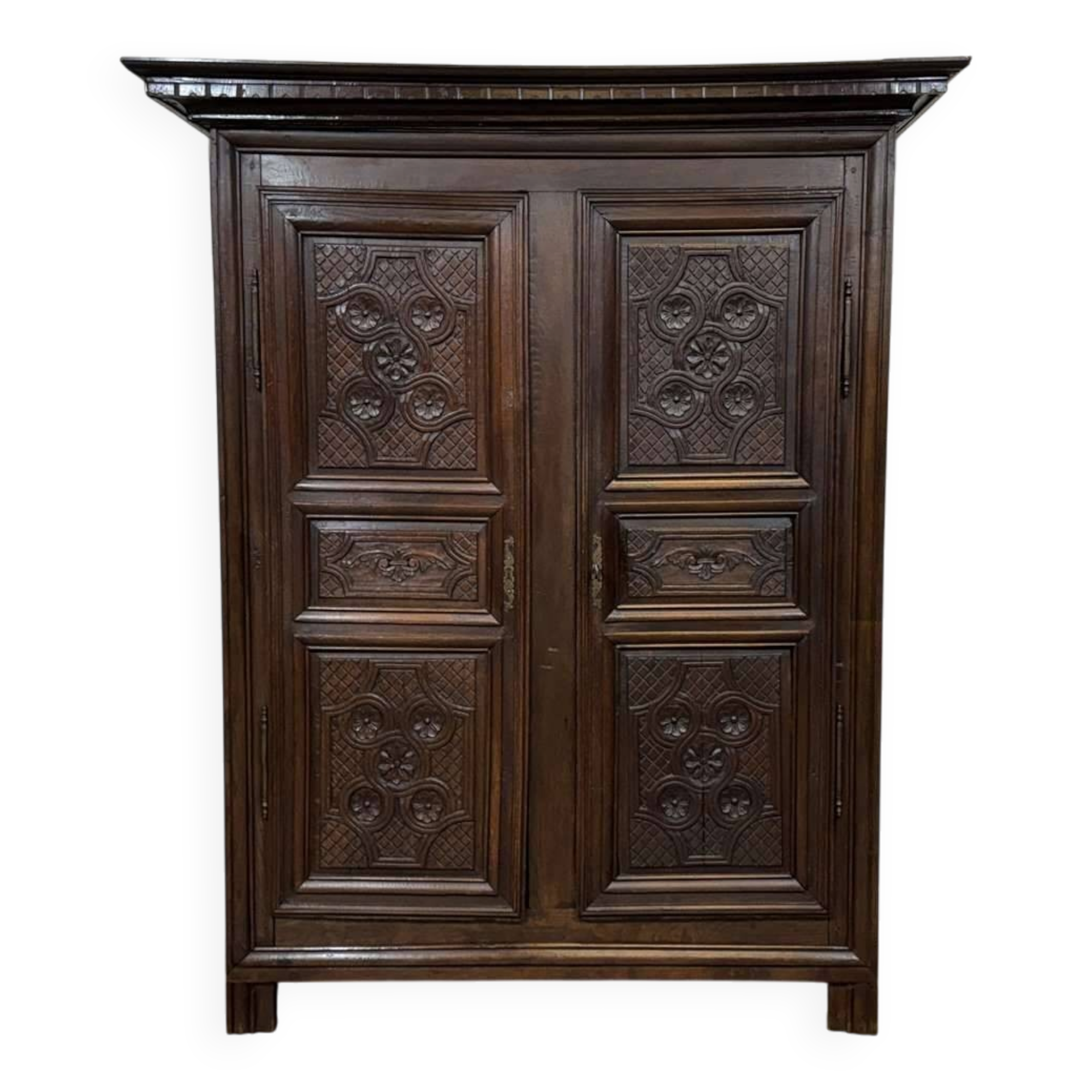 18th-century oak wardrobe