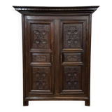 18th-century oak wardrobe