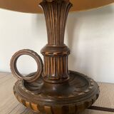Lampe en bois vintage