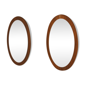 Duo de miroirs scandinaves ovales