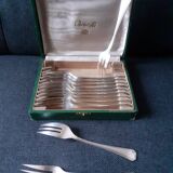 12 Christofle dessert forks