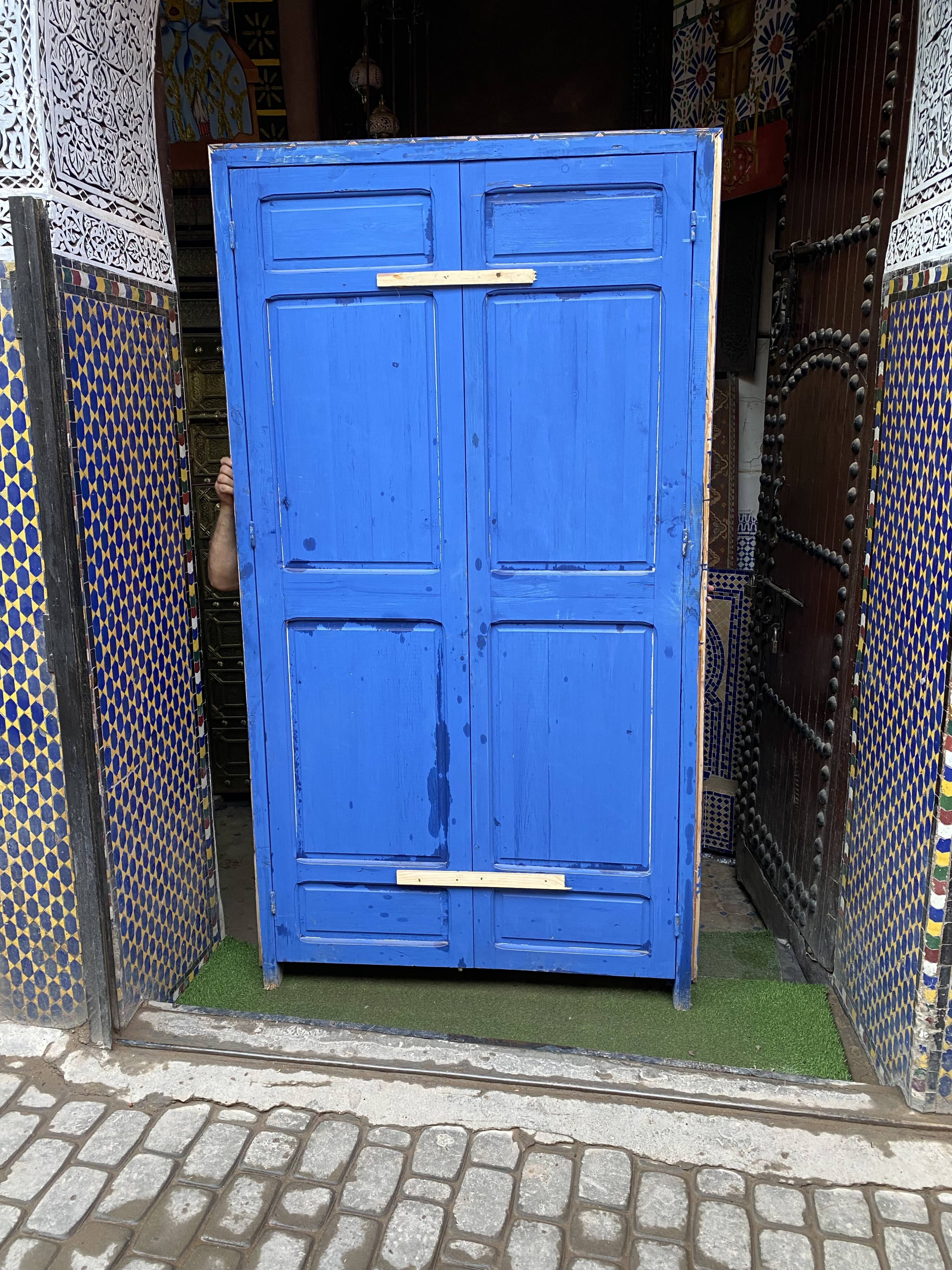 Blue door