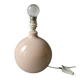 Ceramic lamp, pastel pink, around 1990.