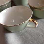 Peppermint coffee and dessert service / Villeroy - Boch / vintage 50-60