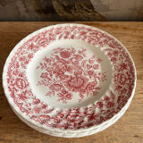 6 assiettes anciennes céramique anglaise
