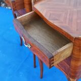 Pair of rosewood bedside tables