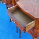 Pair of rosewood bedside tables