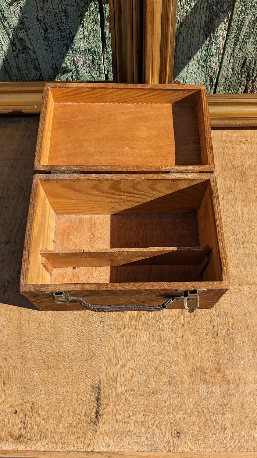 Wooden craft workshop box