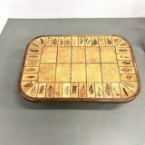 Roger Capron rectangular coffee table, "Herbiers" model