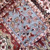 Tapis Vintage Indien Style Qum Fait Main en Laine – Années 1970 – 245 x 352