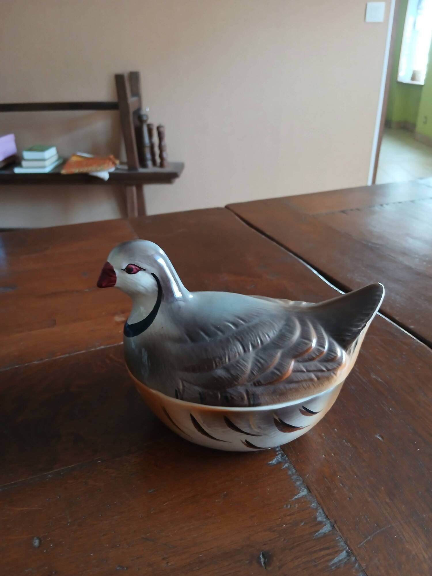 Partridge faience Michel Caugant