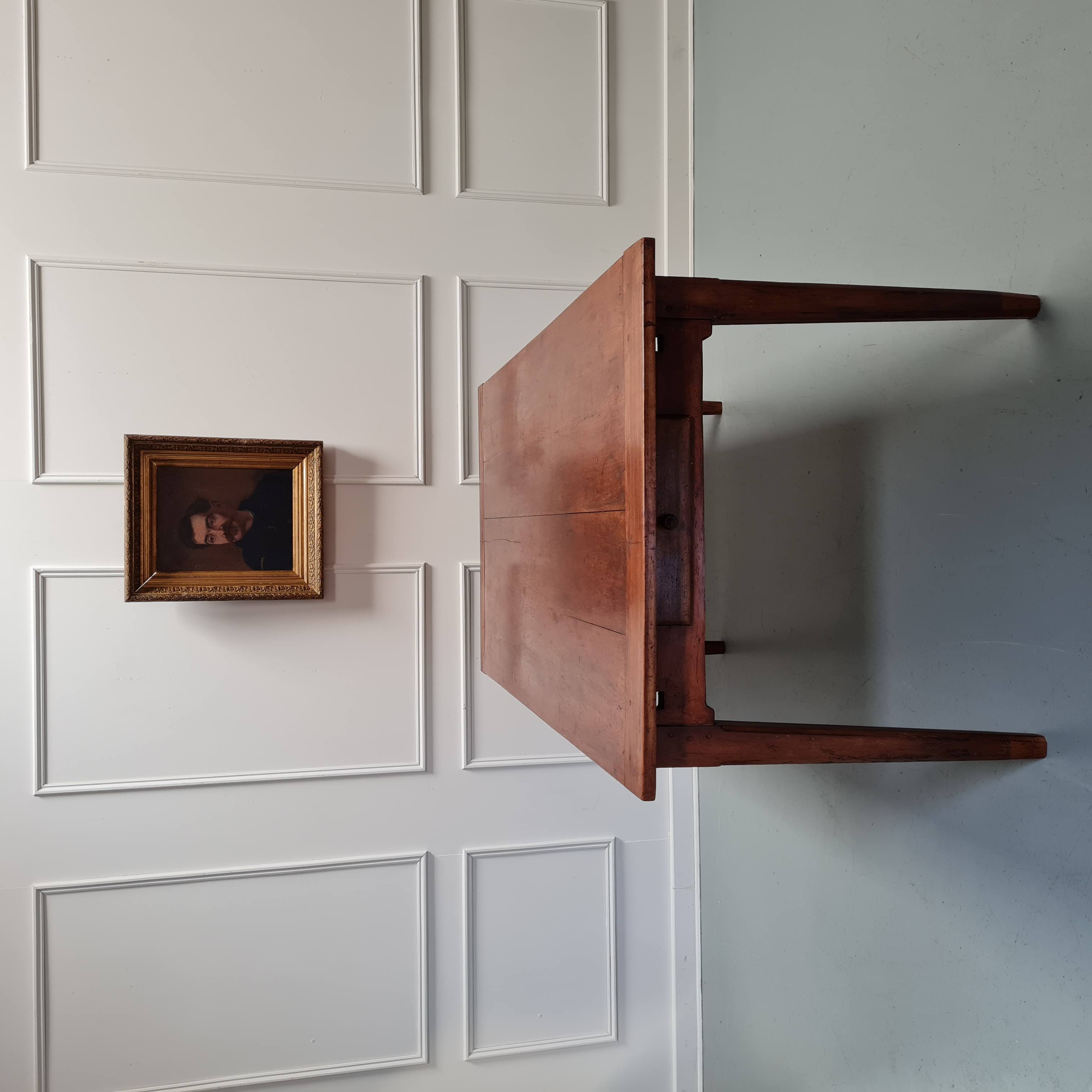 Cherry Wood Antique Farmhouse Table C1840