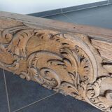 18th century carved wooden pediment