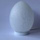 Vintage speckled glass egg lamp