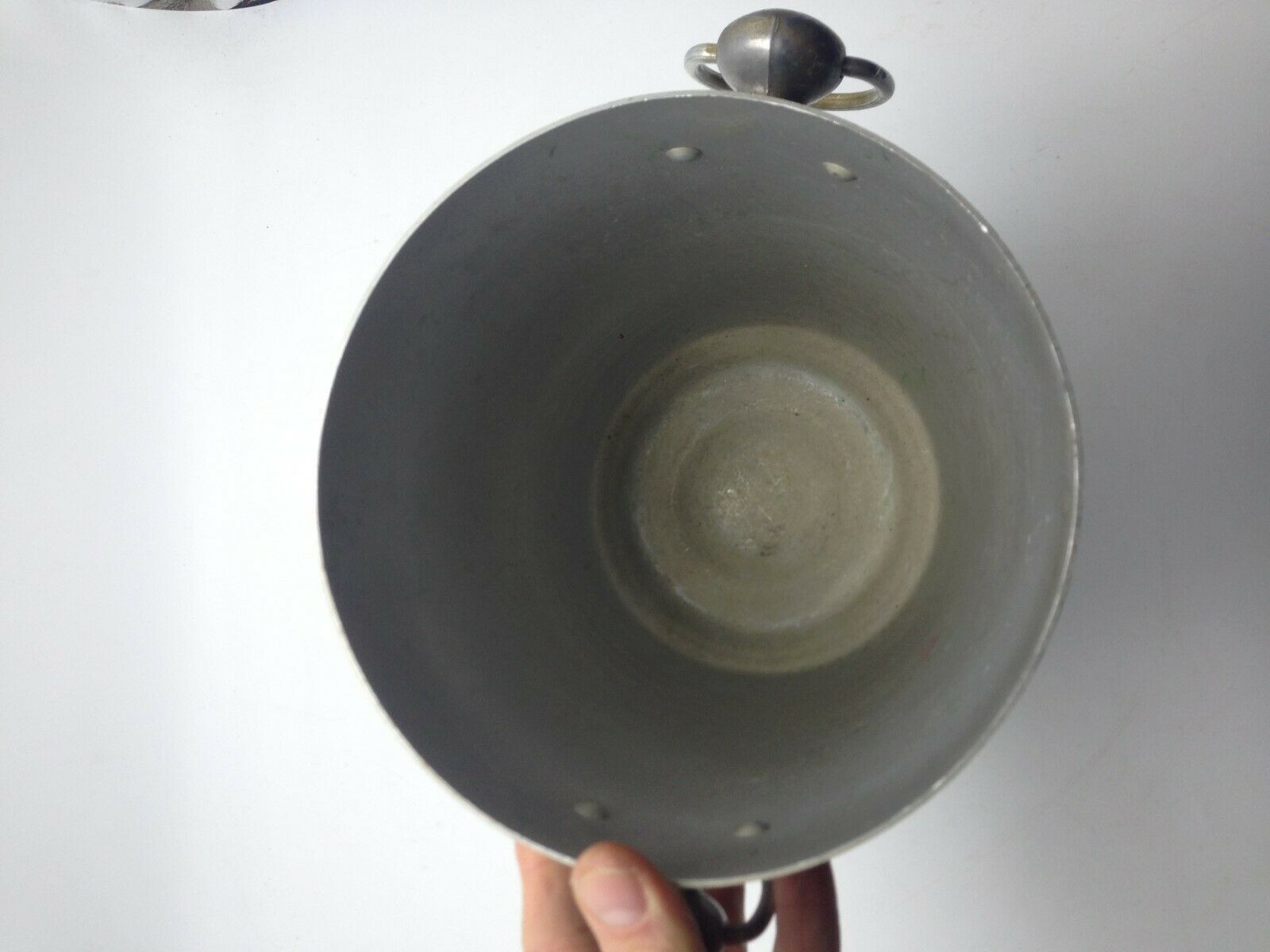 Aluminium champagne ice bucket marks Saint Eloi on the reverse