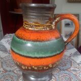 West Germany ceramic pitcher