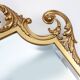 Solid copper 20th Century French Louis XV style beveled wall mirror