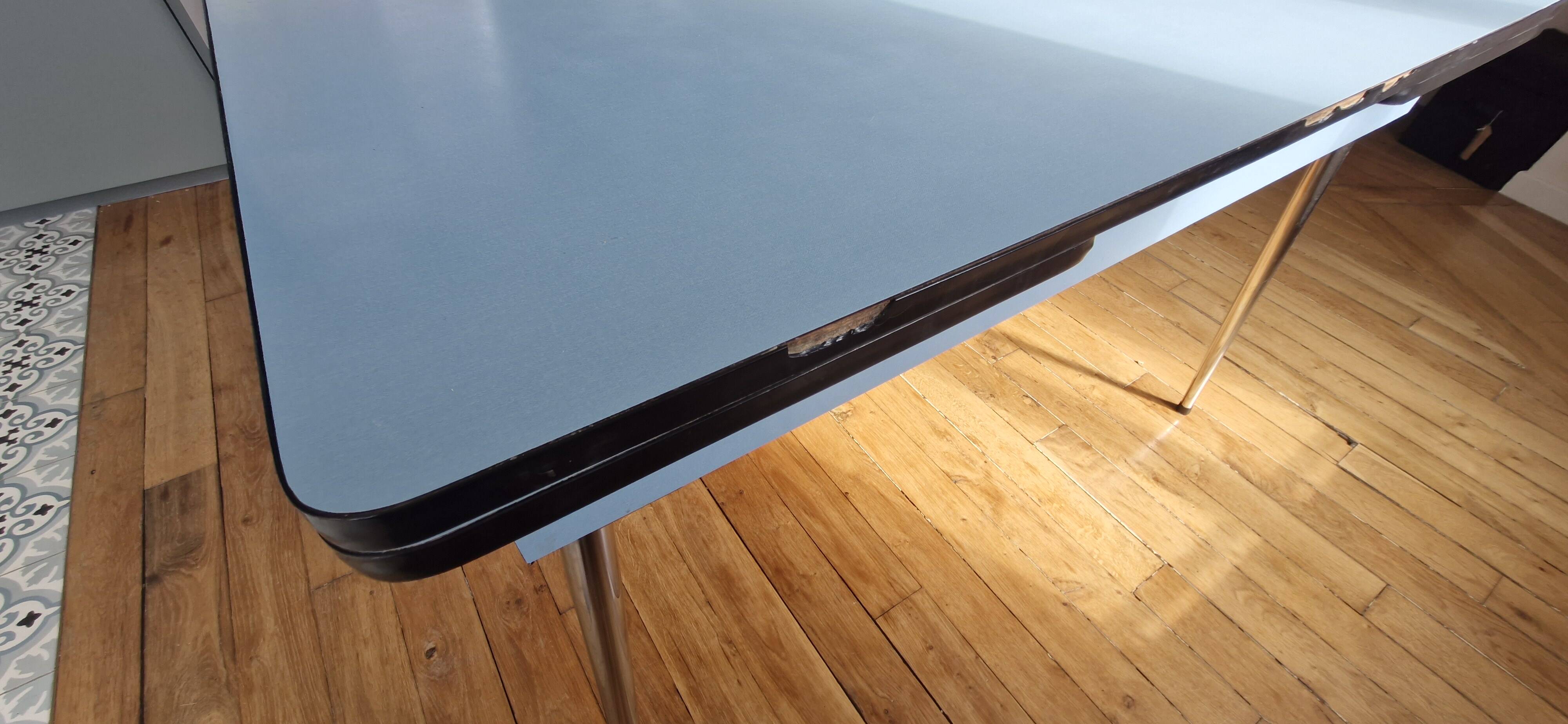 Extensible dining table, formica, 1970s