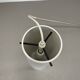 Minimalist Adjustable Swing Arm metal Wall Light with white shade, Germany