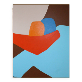In your arms original painting on frame 100x80cm by Bodasca