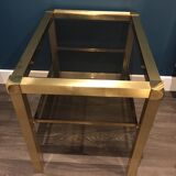 Table brass and glass Mara