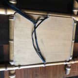 Bamboo carved wooden mirror
