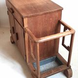 Small Art Deco entryway cabinet, 80 cm wide