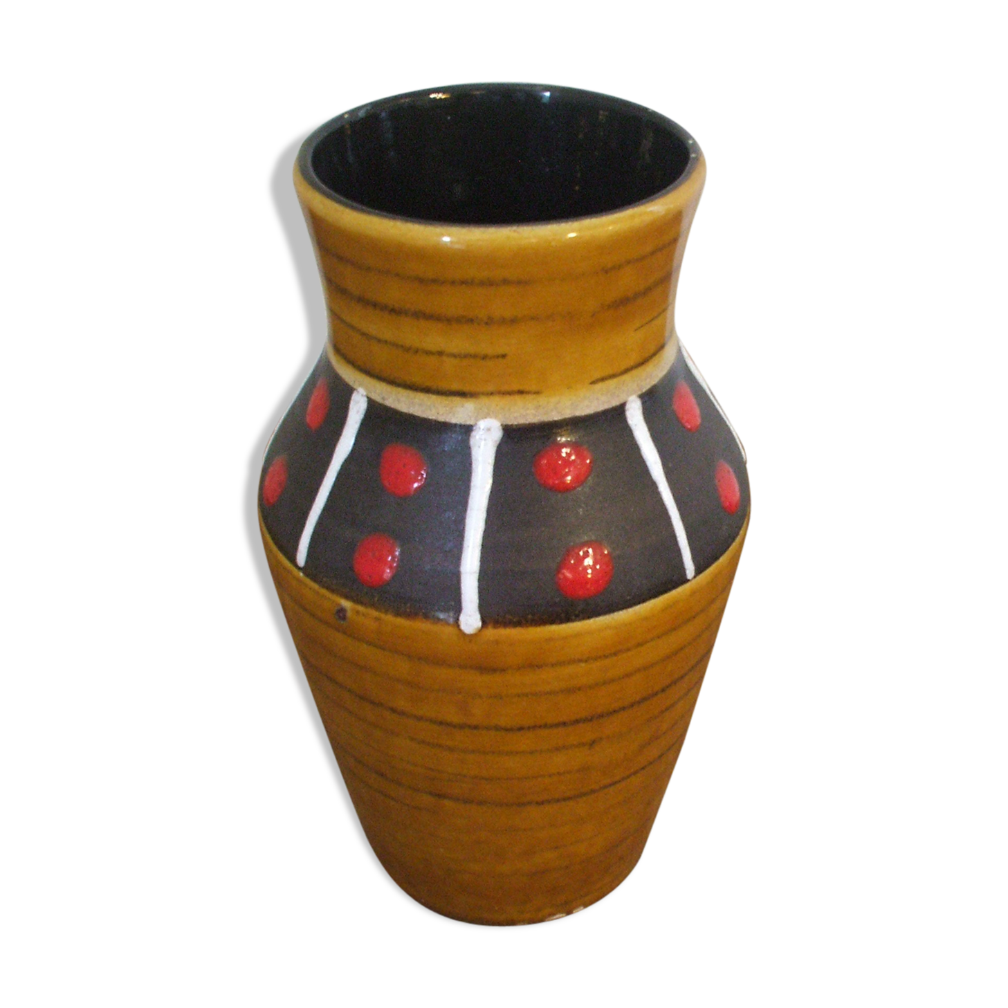 Vase ceramic west germany 249-21