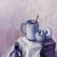 Tableau d'une nature morte huile sur toile