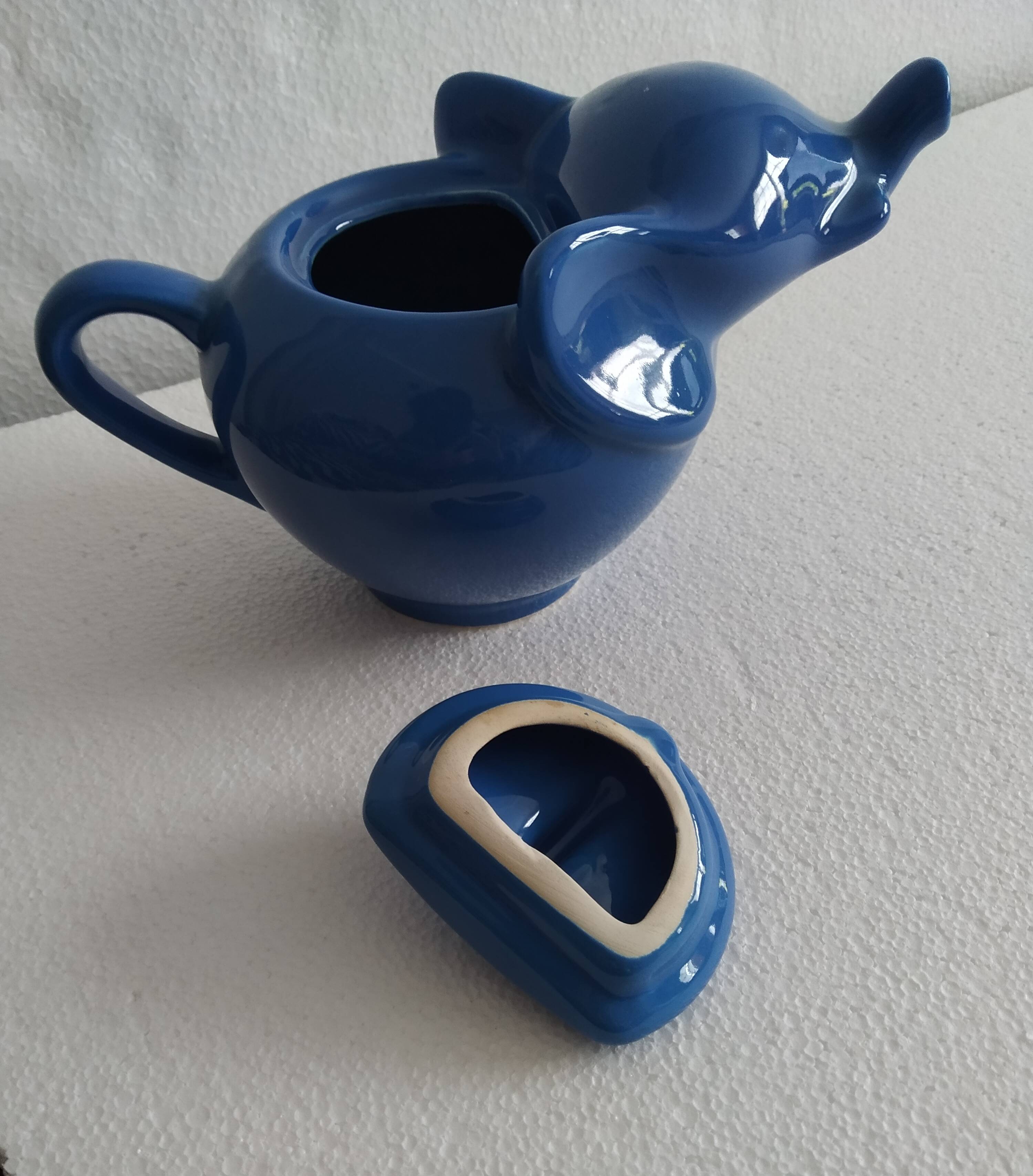 Blue Elephant Teapot