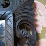 Carved mirror