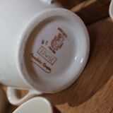 Service à café faïence Digoin Sarreguemines "Edwige"