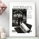 Vintage poster 30 years Hermes 30x40cm