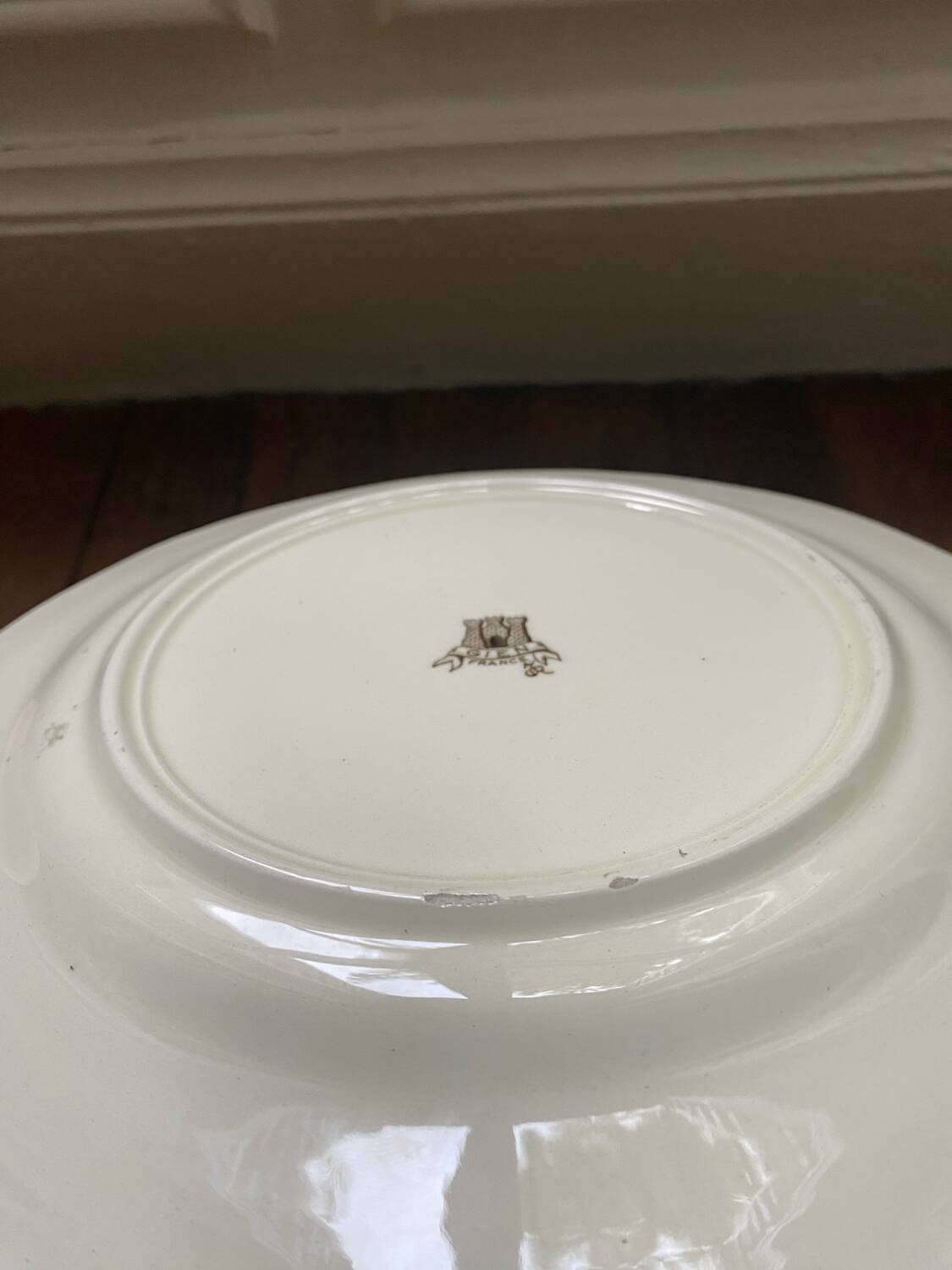 Woodcock plate from the Rambouillet de Gien series