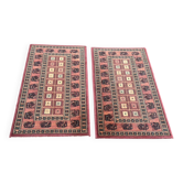 2 Persian rugs for bedside 100% pure virgin wool Saint-Maclou