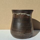 Stoneware pitcher signed by Jacques Pouchain.